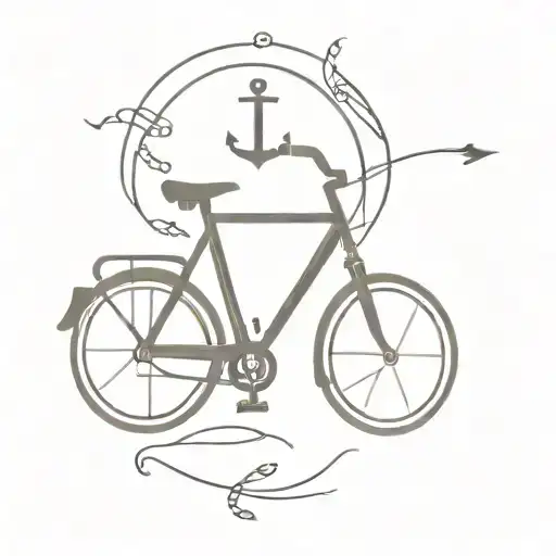 Bicycle And Anchor