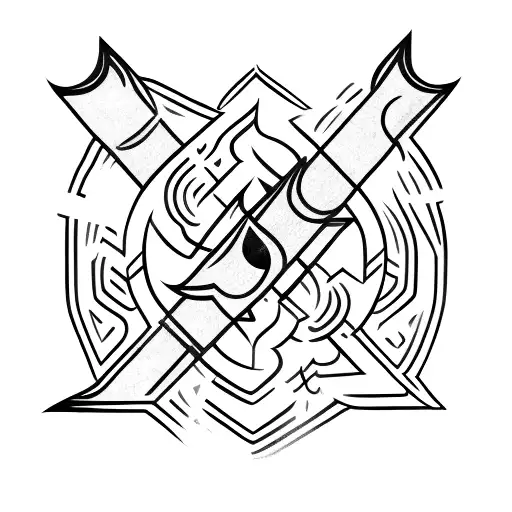 Arrow Sanskrit Letter Vertical