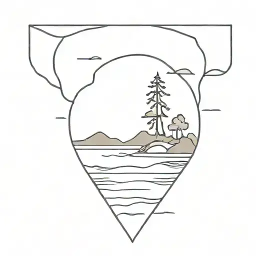 Simple Design Secret Friend Lake Swimming