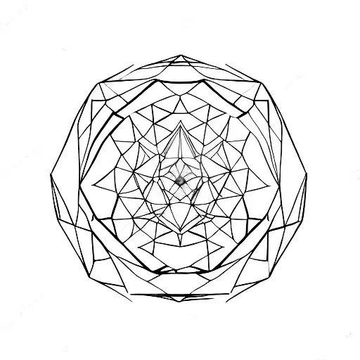 Heptagon With Rainbow Gradient