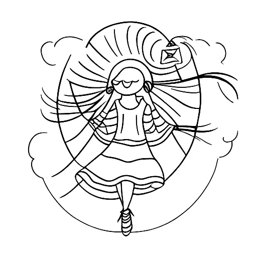 Little Dress That Flies In The Wind