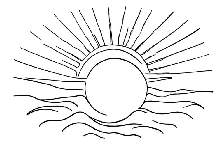 Sun And Wave Breaking