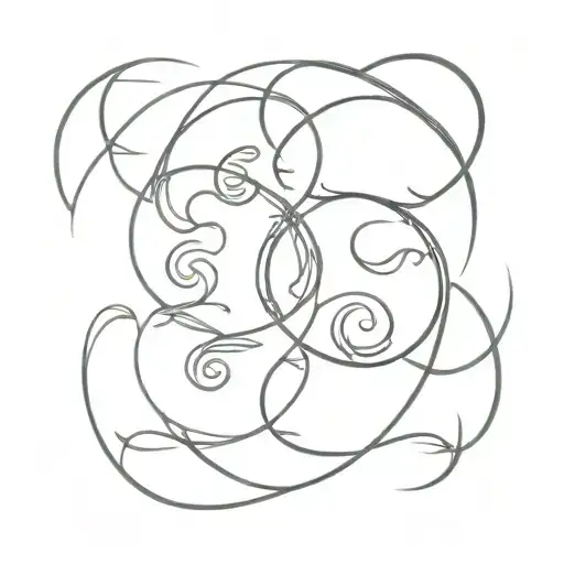Matching Zodiac Sign Intertwined