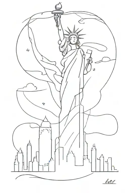 New York Unique Tattoo Design