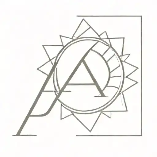 Sun Letter A N