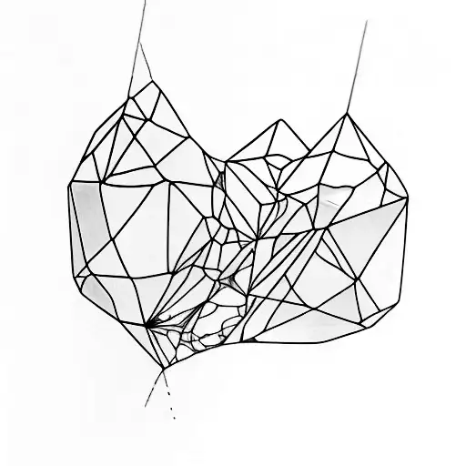 Broken Crystal Pieces