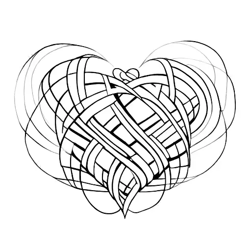 Infinity Symbol Entwined With A Delicate Heart