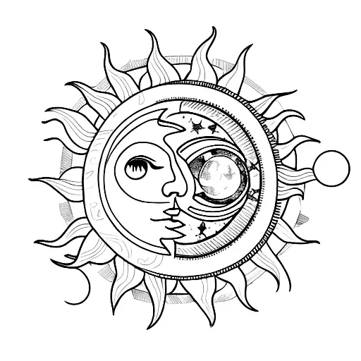 Sun And Moon Combined
