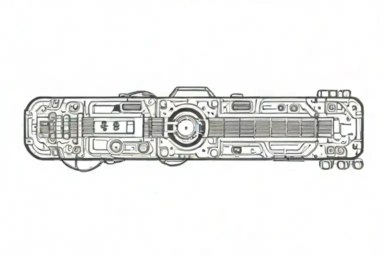 Speaker Morphing Into Electric Guitar