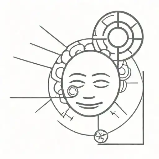 Brain Cancer Symbol And Smiley Face