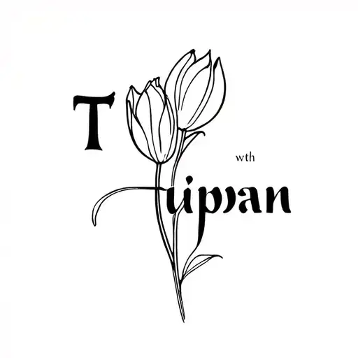 Tulipan With The Indomitable Word
