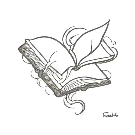 Book With Magic Coming Out Of It