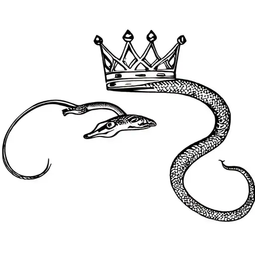 Crown With A Snake