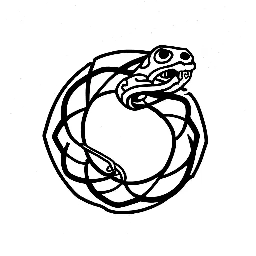 Ouroboros With Black Hole