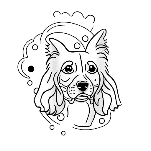 Dog Tattoo For 3 Friends