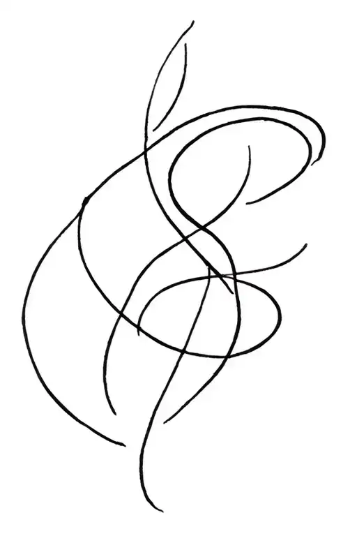 Draw Me A Fine Line And Black Ink Tattoo With Deep Interwoven Meaning