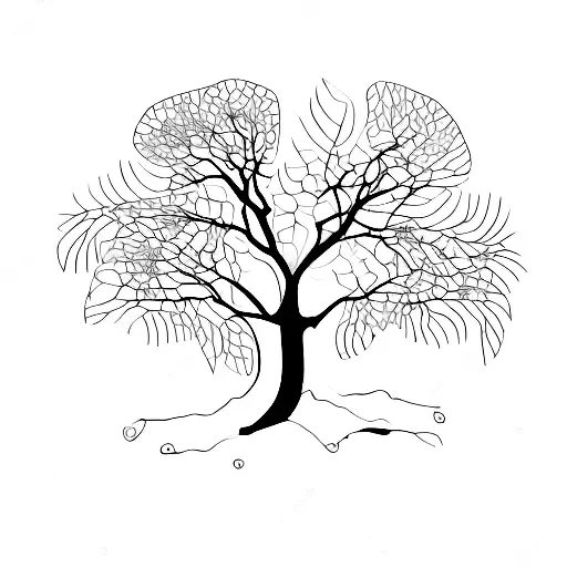 The Map Of Italy With A Gumtree Leaf