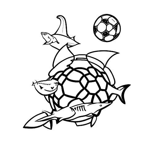 Shark With Soccer Ball