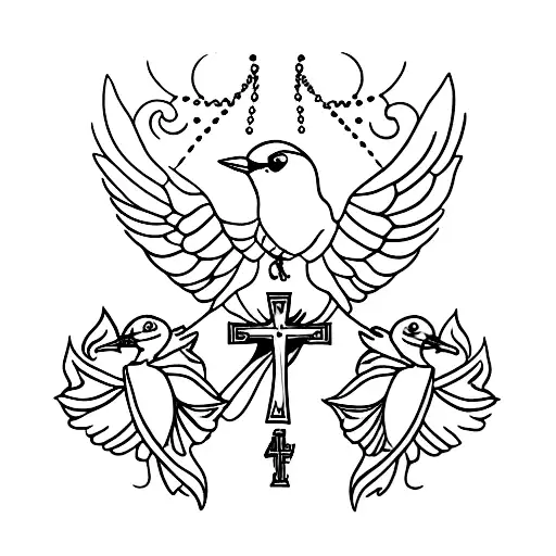 4 Robins With A Rosary