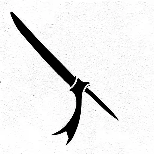 Water Wrapped Around Sword