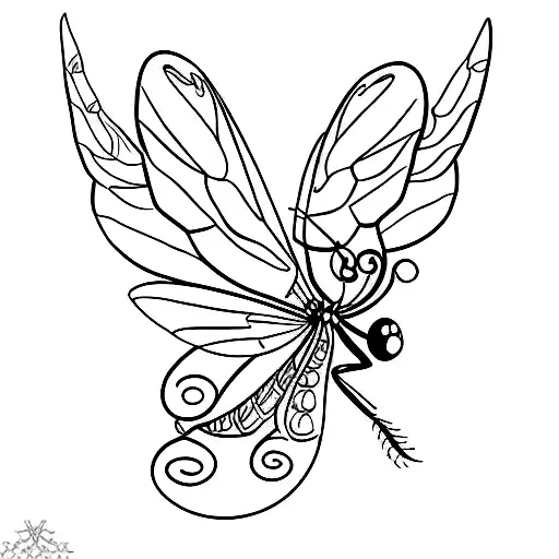 A Pretty And Dainty Dragon Fly That Will Go On My Knee Incorporating Space For My Kneecap