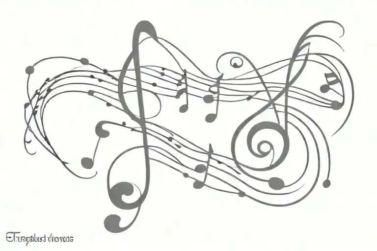 Triplet Music Note