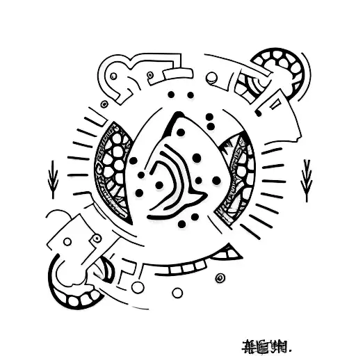 A Small Tattoo Design Featuring The Number 0530 In A Creative And Unique Way