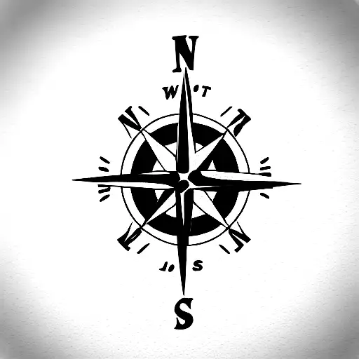 Compass With Chain