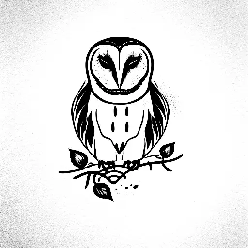 Barn Owl Screams In Anger