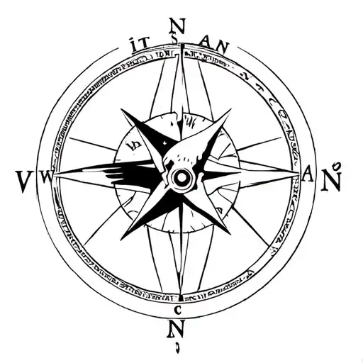 Crow Skull With Amy On It Lies An Ancient Compass