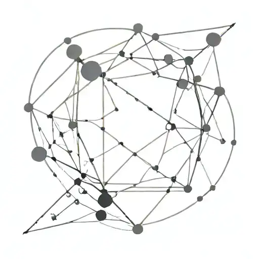 Tesseract Black Grey Tattoo Depicting Various Types