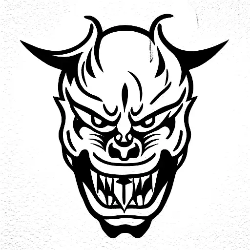 Demon Oni Head