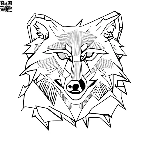 Wolf Howling At The Moon Made Of Basketballs