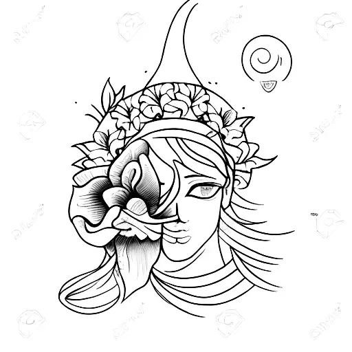 Ajay Hidden Angel And Flower