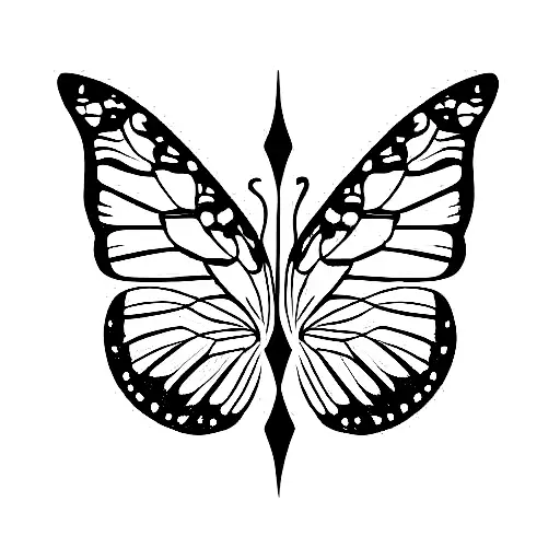 The Word Warrior With Butterflies