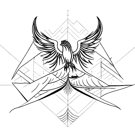 Phoenix Minimalist With Triangle