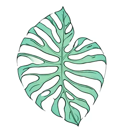 Mini Monstera Leaves