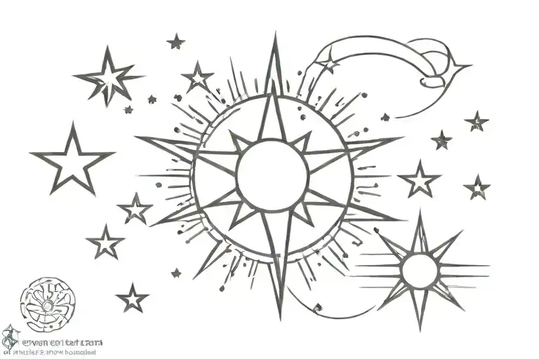 Stars And Sun
