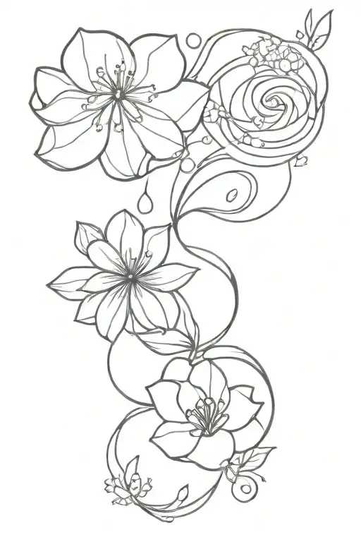 Snake Flowers Planets