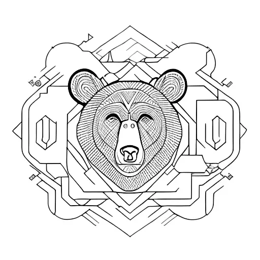 Bear With Columns Of Gediminas