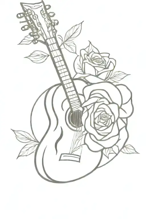 Guitar Halo Roses