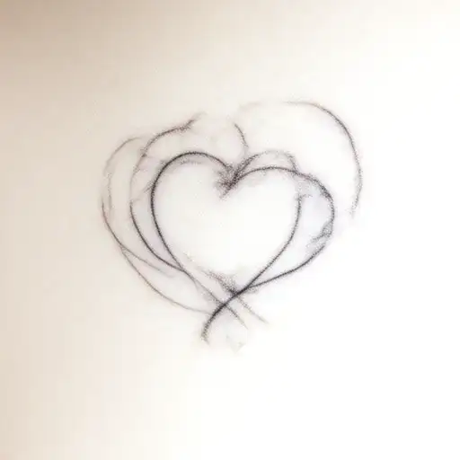 Leo And Pisces Symbol Intertwined Hearts