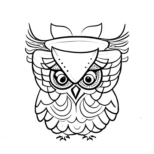 A Singing Owl Wearing A Stylish Outfit