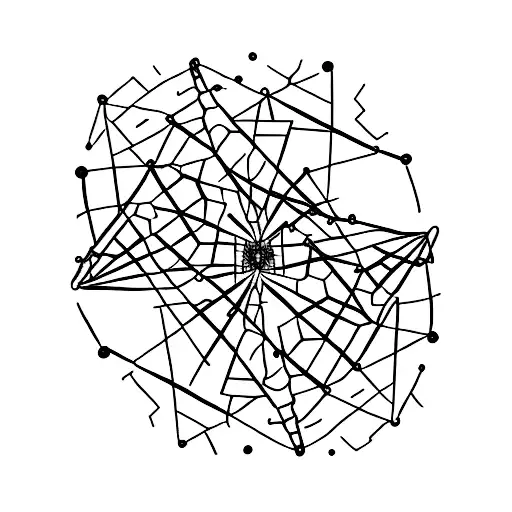 A Minimalist Tattoo Of A Dna Double Helix Intertwined With A Hiking Trail