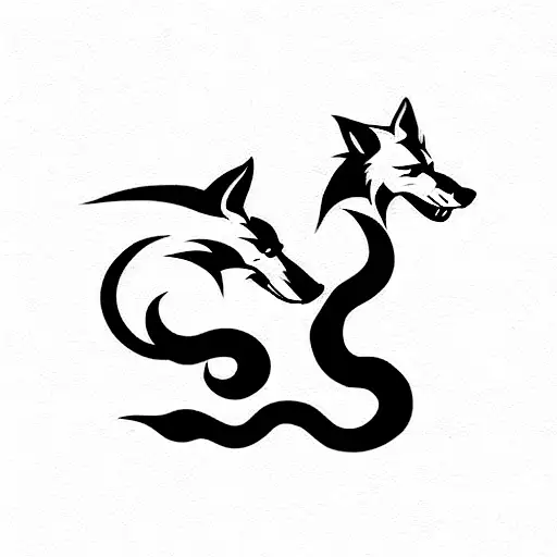 Wolf And Dragon Samurai