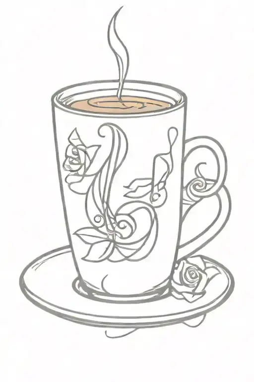 Coffee Cup With Musical