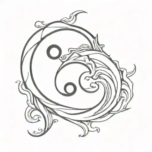 Yin Yang Aquarius