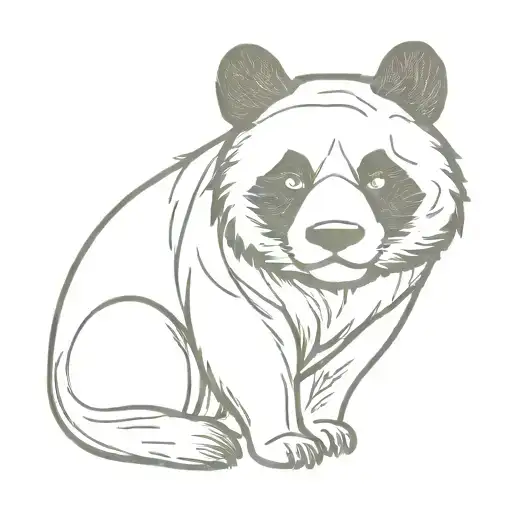 Panda Wolf Indian Chicago Pices Half In Water