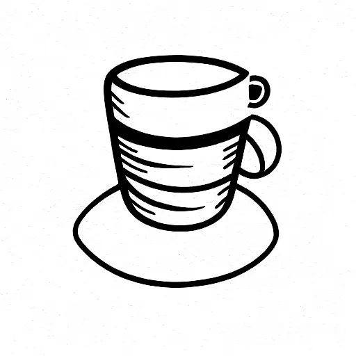 Running Cup Of Coffee