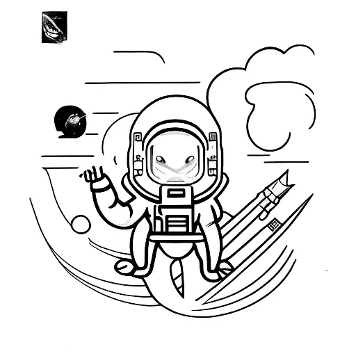 Astronaut In Thai Style